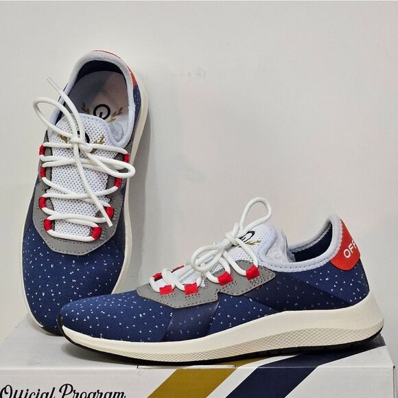 Official Program, Adorable, Blue and Red Sneakers. NWT, Size 6 - Picture 2 of 8